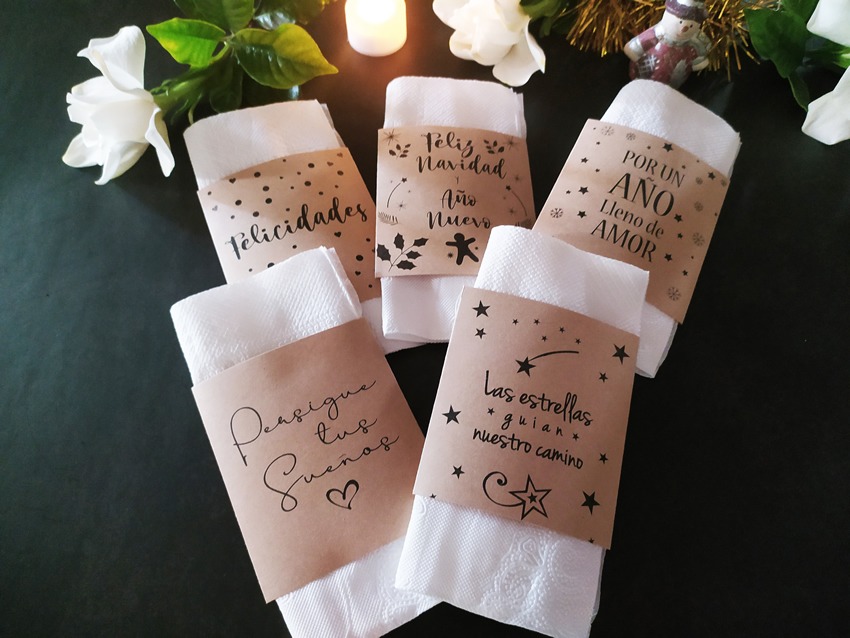 Combo Individual Estrellas Dorado CUADRADO + Porta Servilletas + Posavasos x 10 - Imagen 7