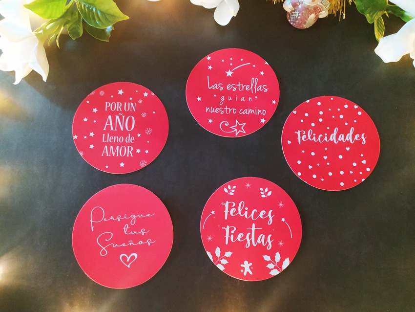 Combo Individual Estrellas Dorado CUADRADO + Porta Servilletas + Posavasos x 10 - Imagen 6