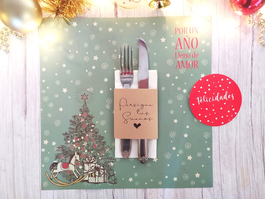 Combo Individual Arbol Vintange CUADRADO + Porta Servilletas + Posavasos x 10